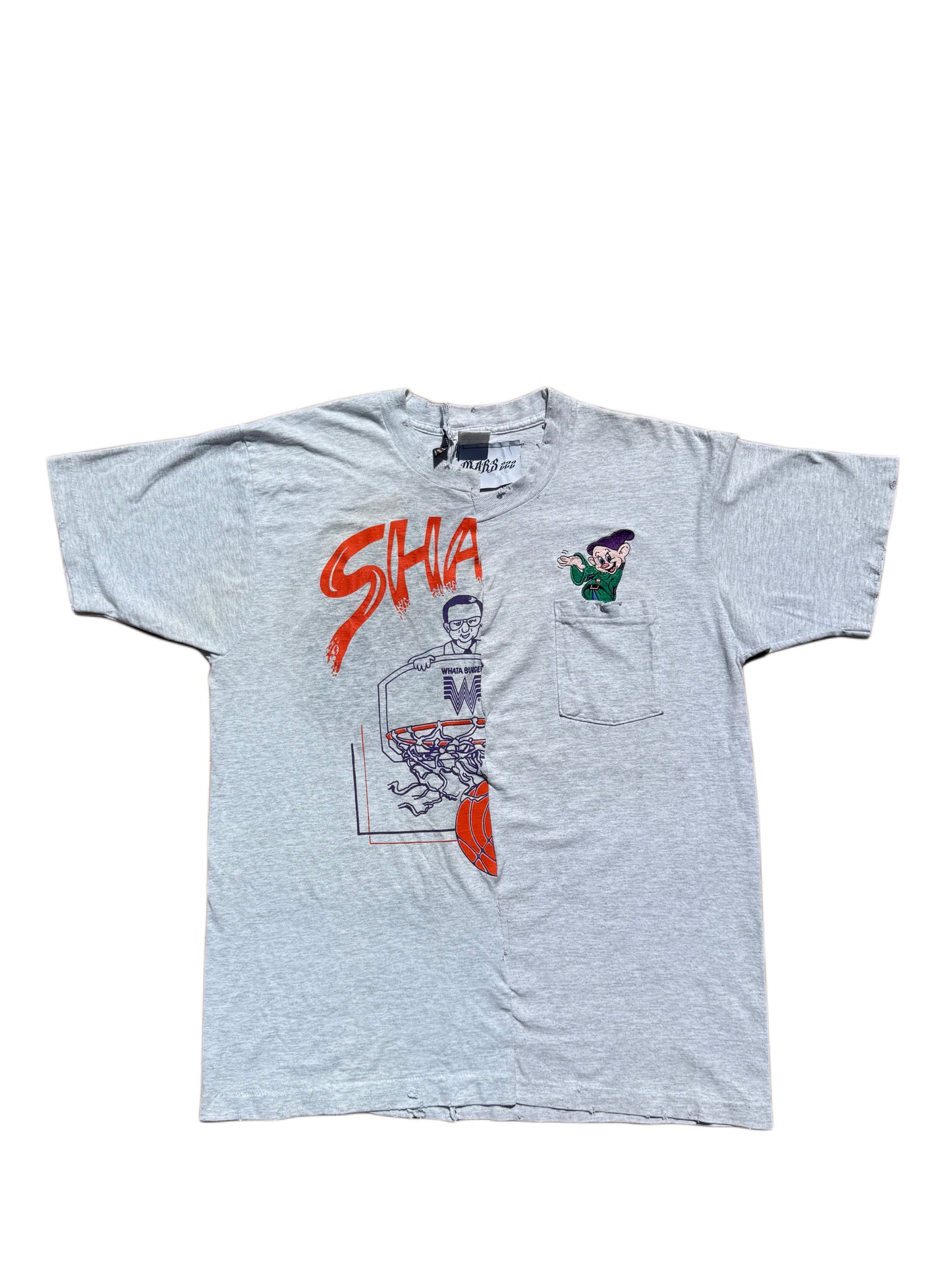 MARS PROJECT X VINTAGE SPLIT CUT AND SEW T-SHIRT